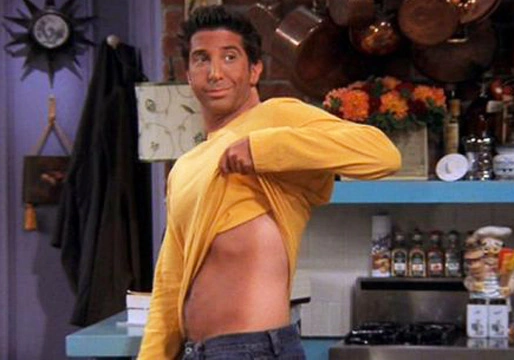 Ross Geller Spray Tan mistake