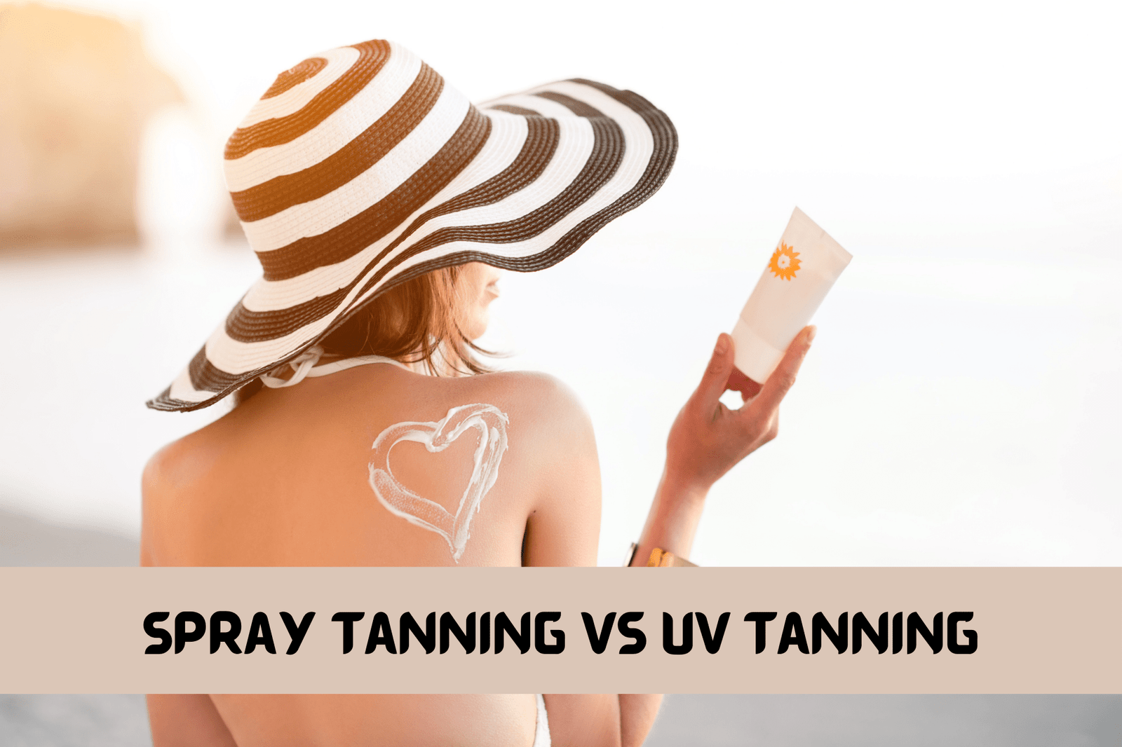 Get wedding tan with spray, UV bed